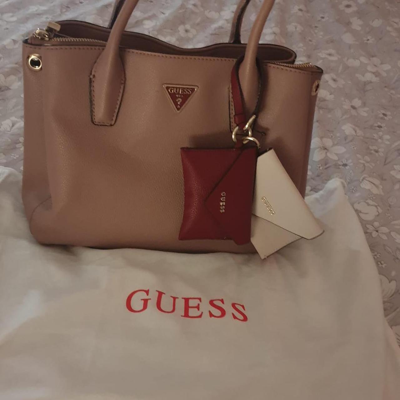 Gorgeous blush pink Guess handbag, comes with dust... - Depop