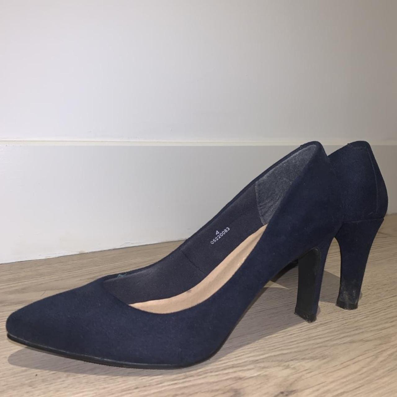 M&S navy heel worn once (but still good Depop