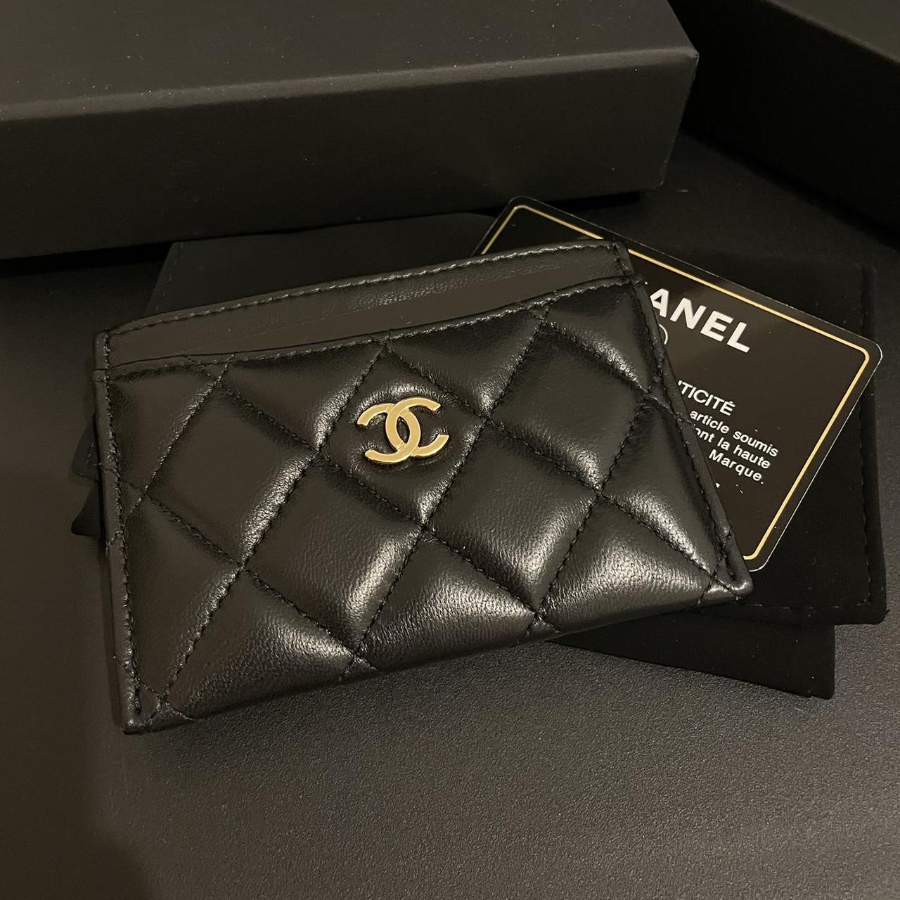 Chanel card holder online womens