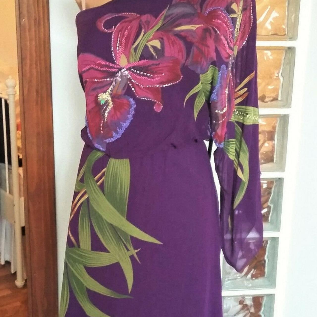 Karen millen purple on sale dress