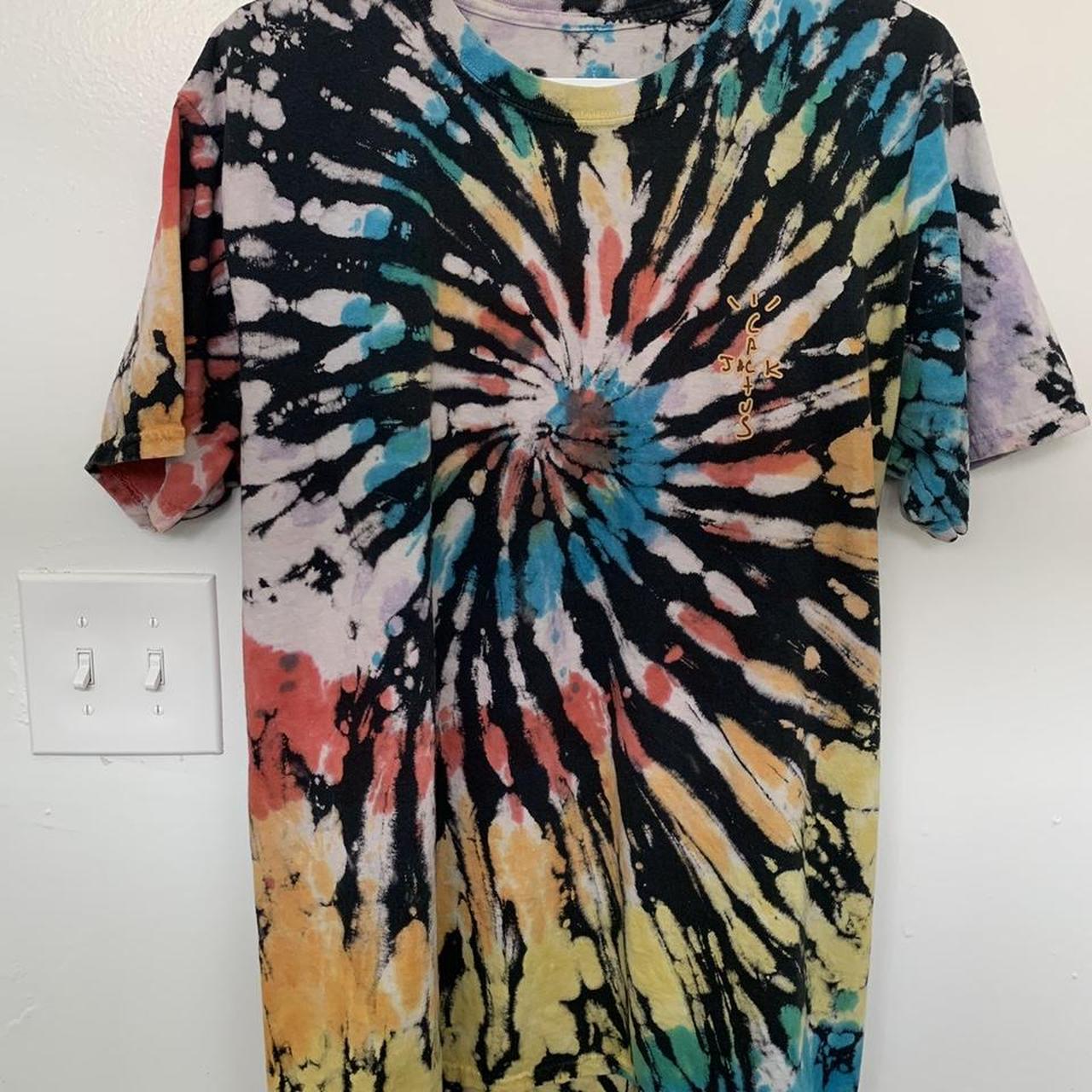 Cactus jack best sale shirt tie dye