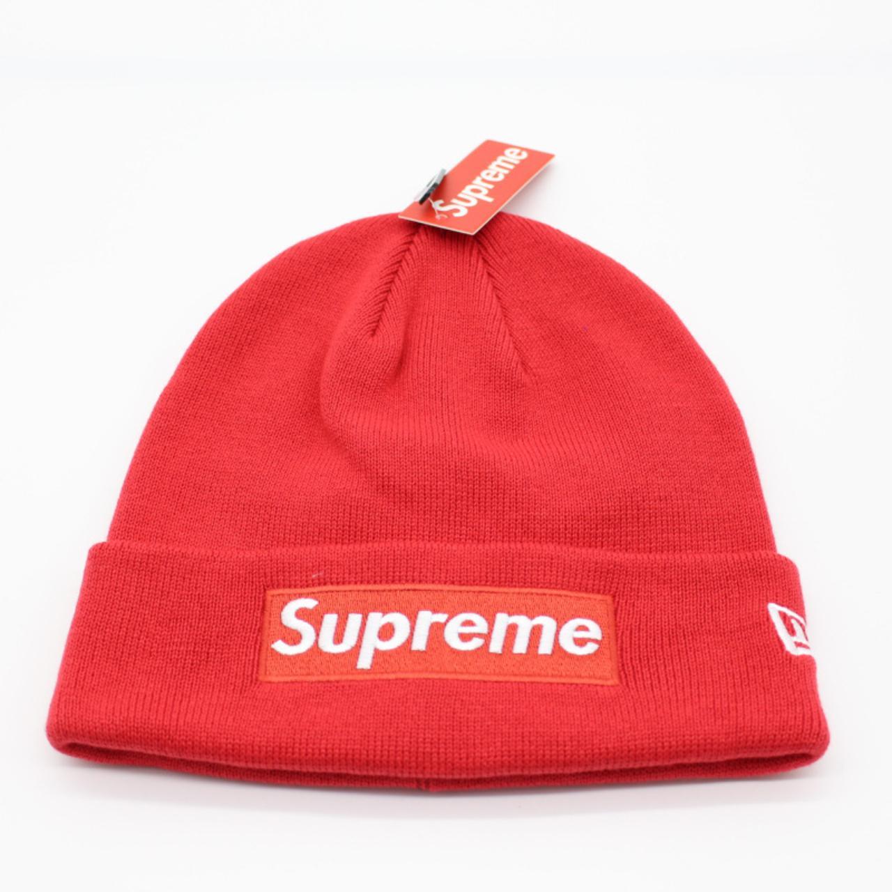 supreme red man hat