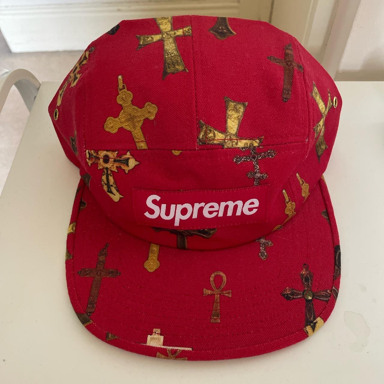 supreme crosses camp cap