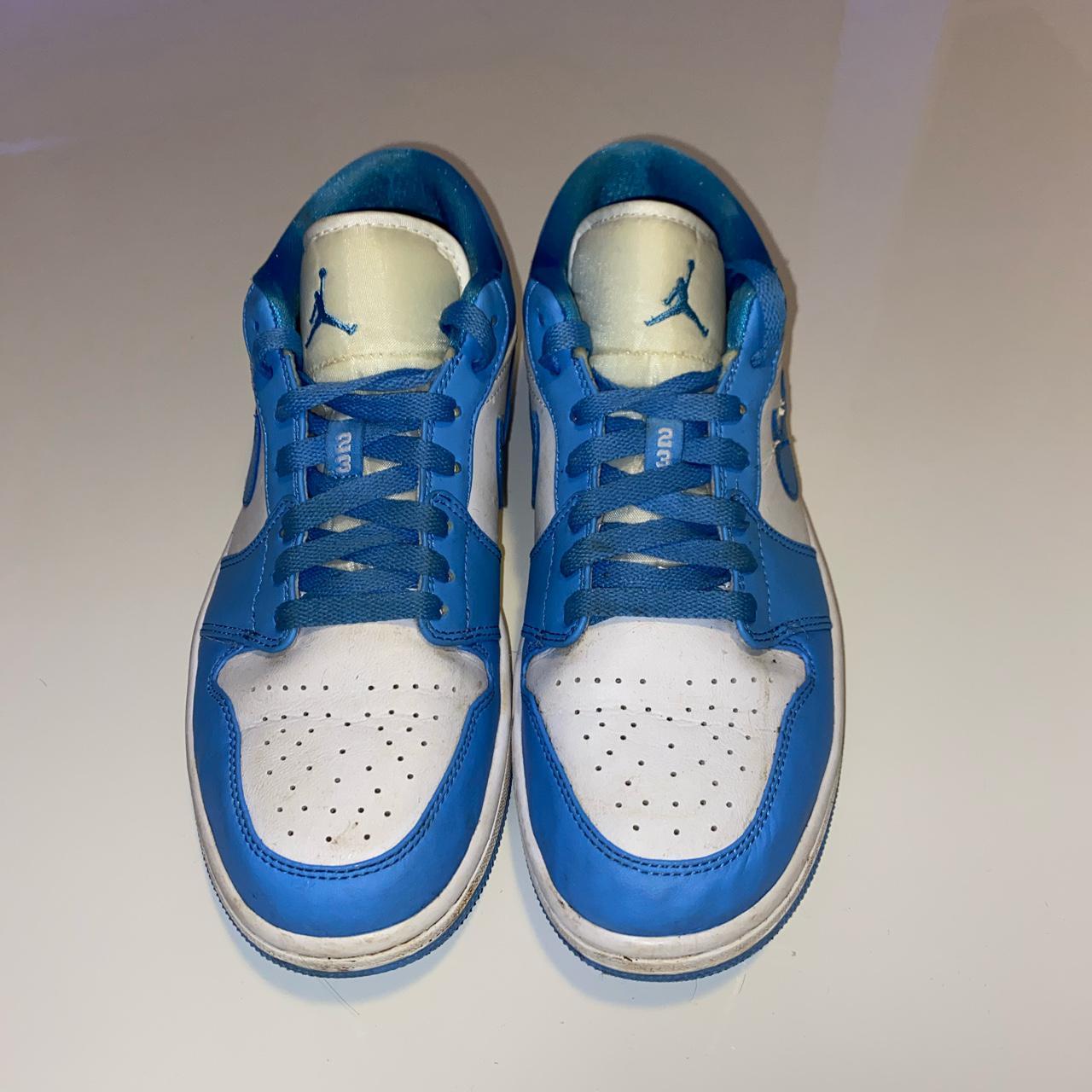 baby blue jordans low top