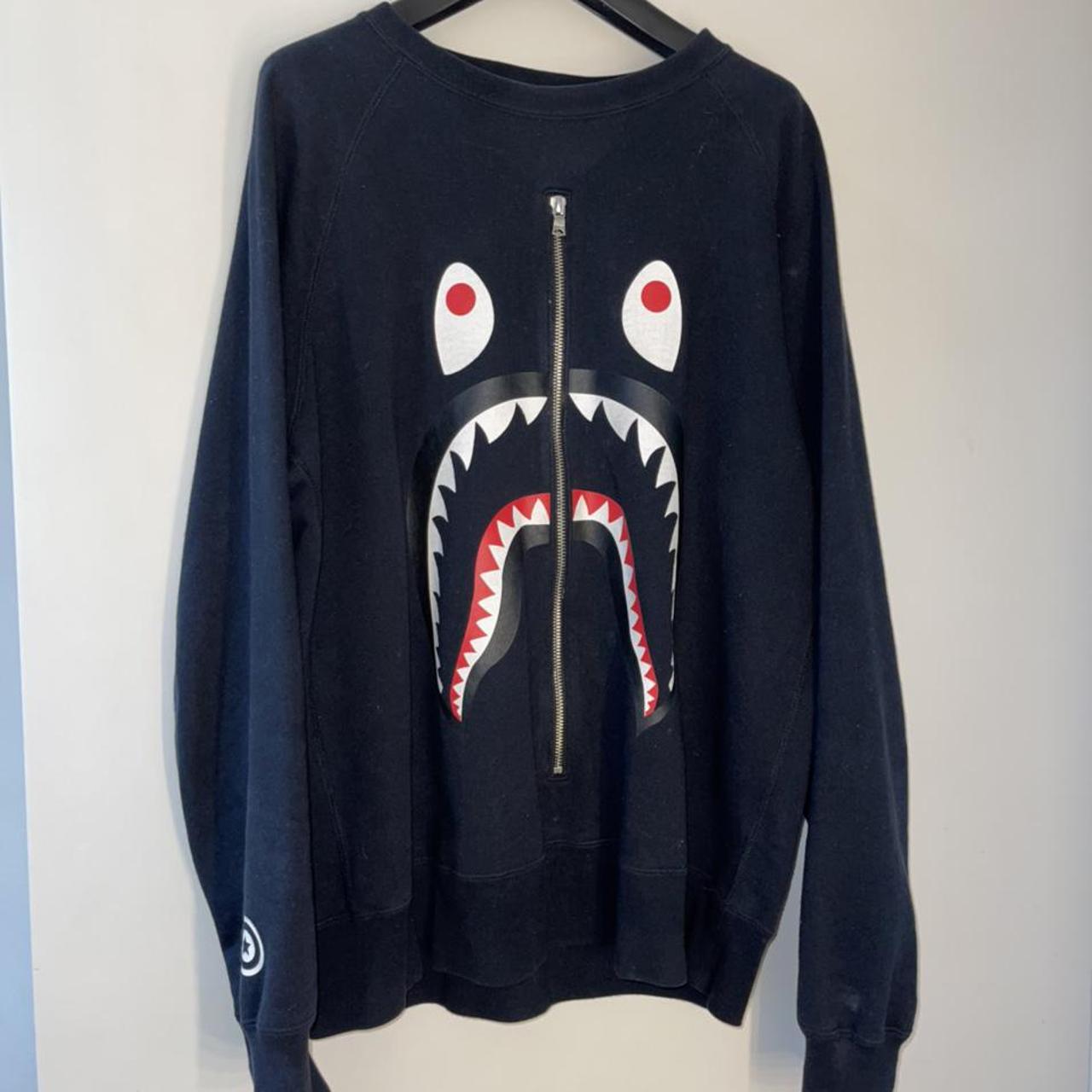 Bape sale black sweatshirt