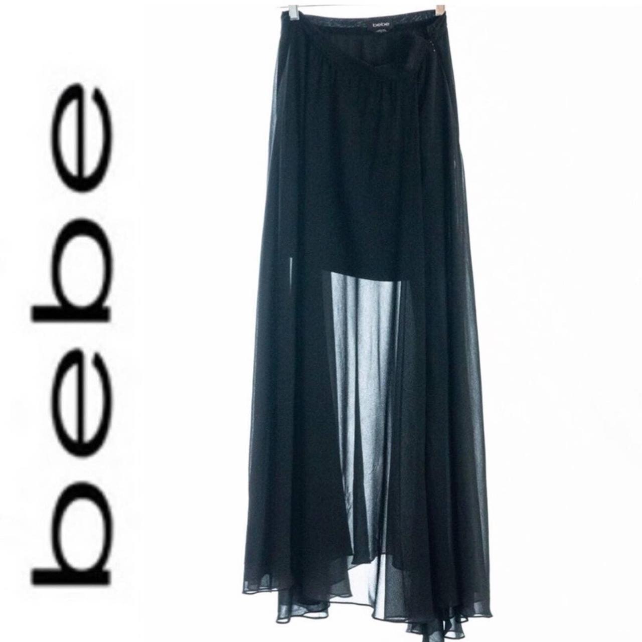 bebe maxi skirt