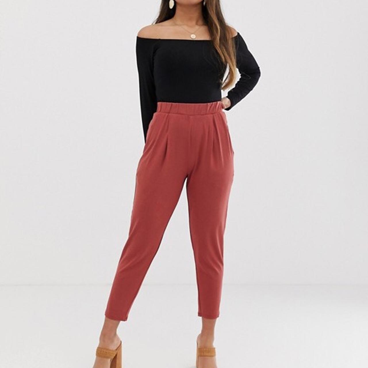 asos jersey peg pants