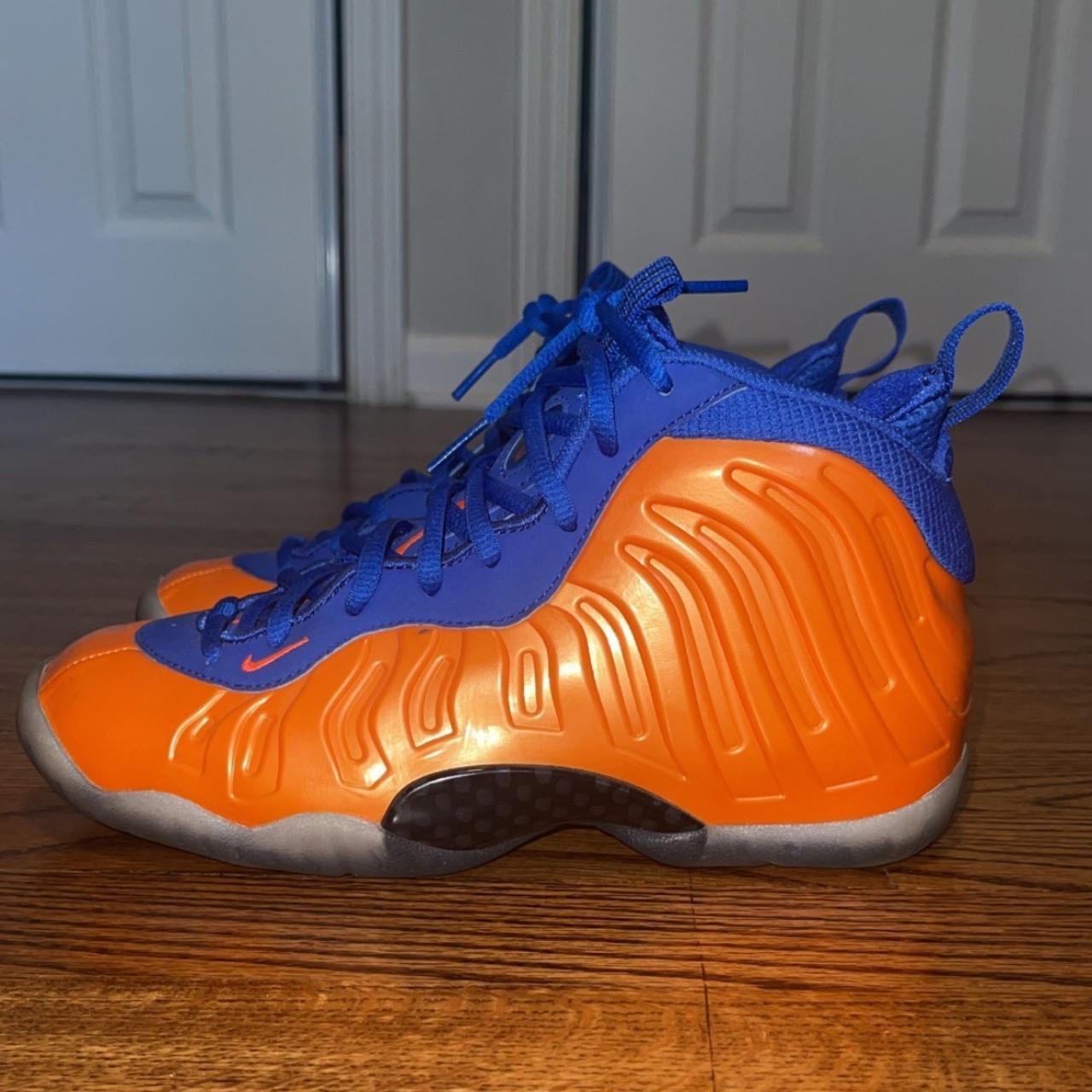 1. Nike Foamposites. Knicks blue and orange. 2.... - Depop