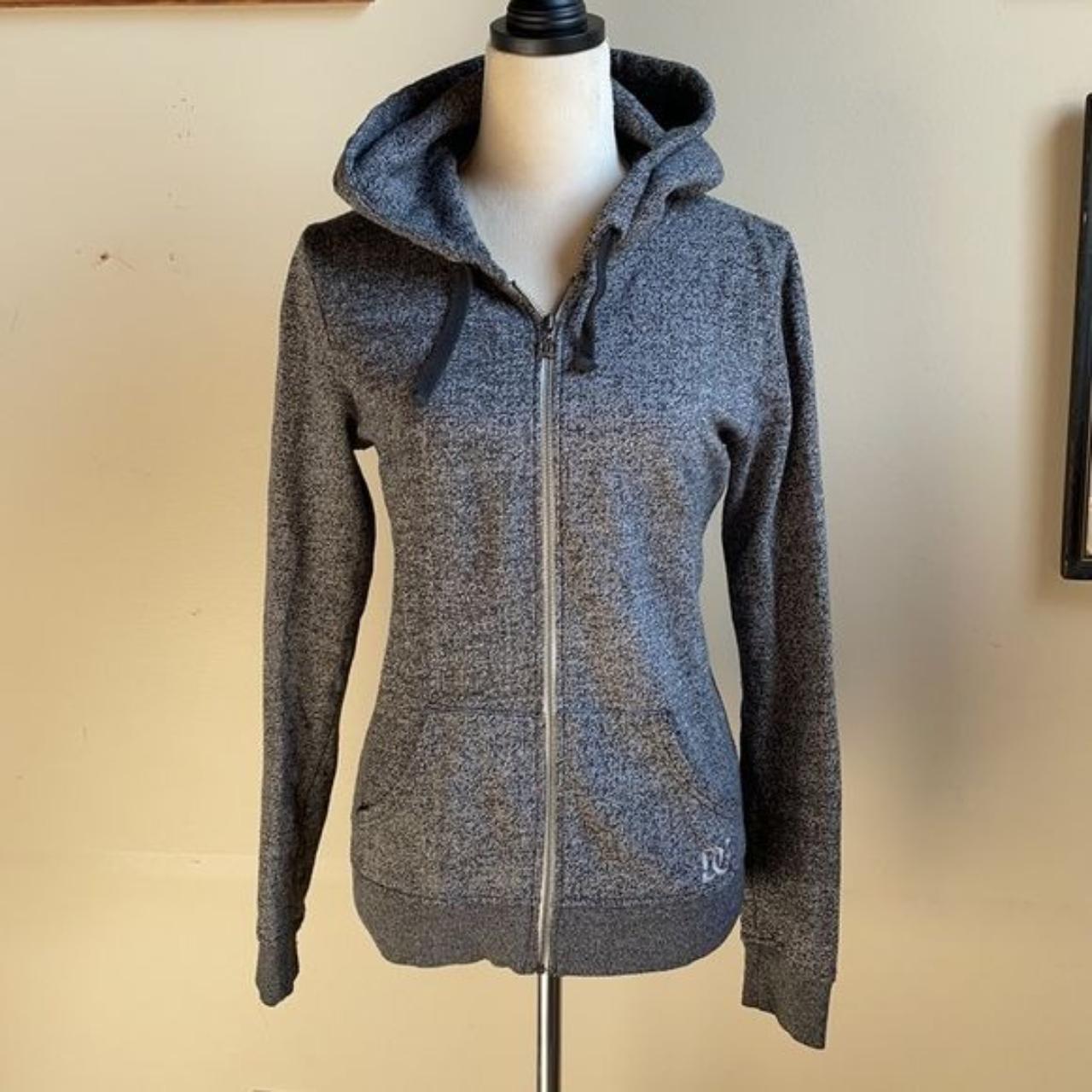 This hoodie is in like new condition. Dark gray with... - Depop