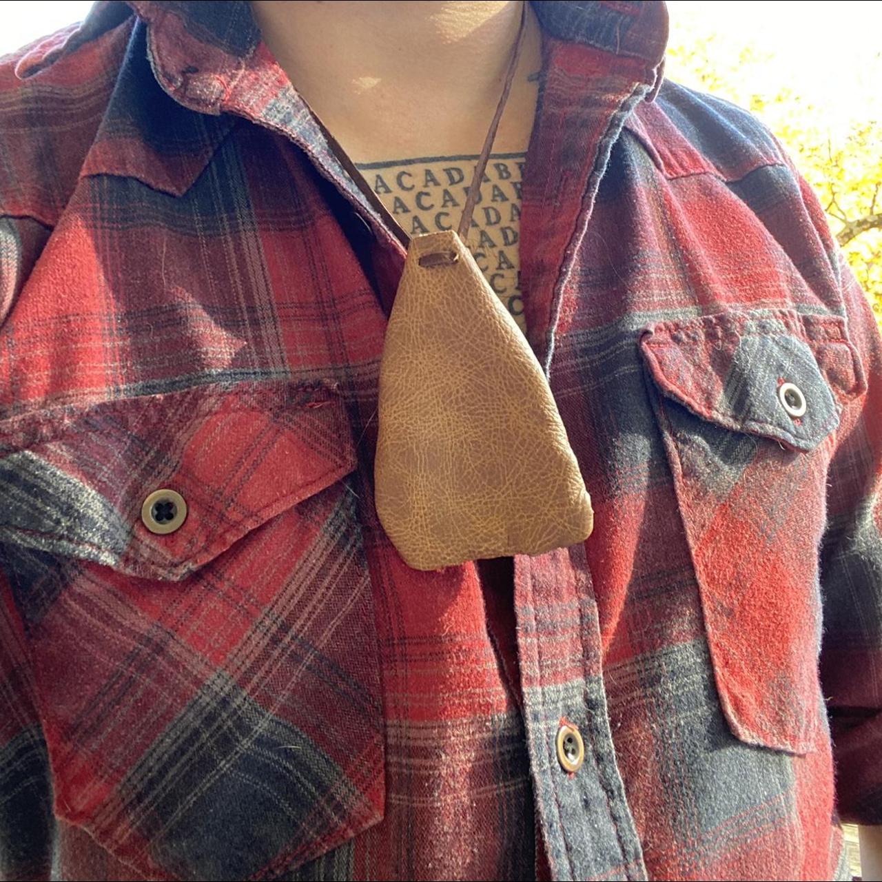 Medicine bag handmade with 100 leather.... Depop