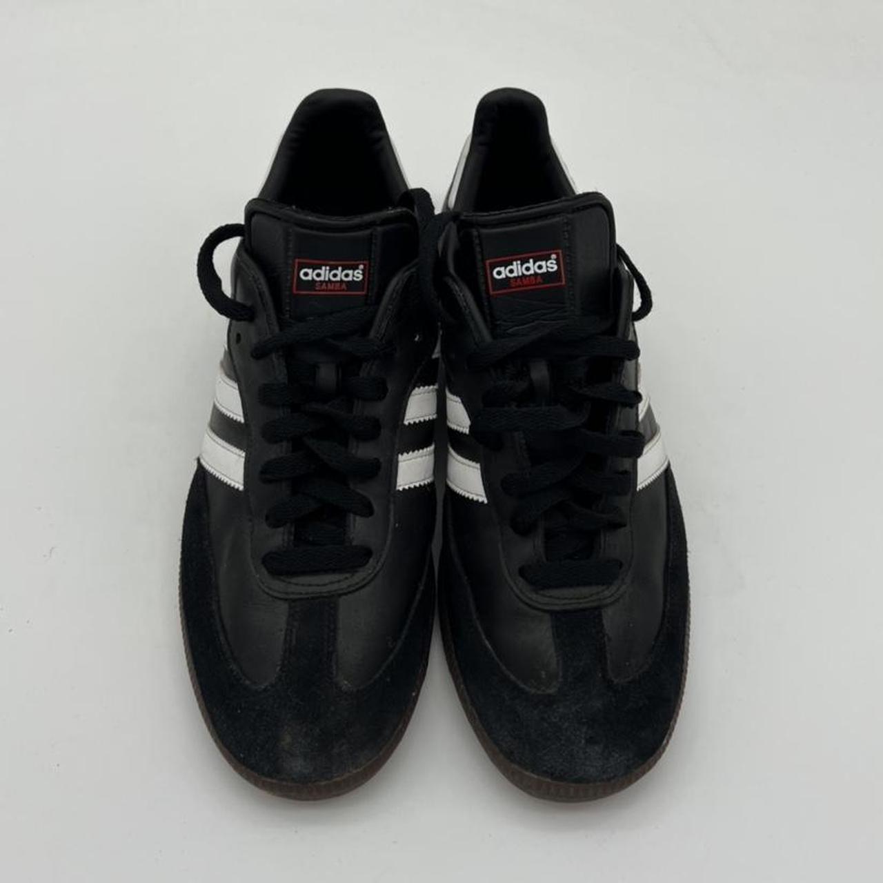 ADIDAS SAMBA BLACK TRAINERS 019000 UNISEX UK9 // A14... - Depop