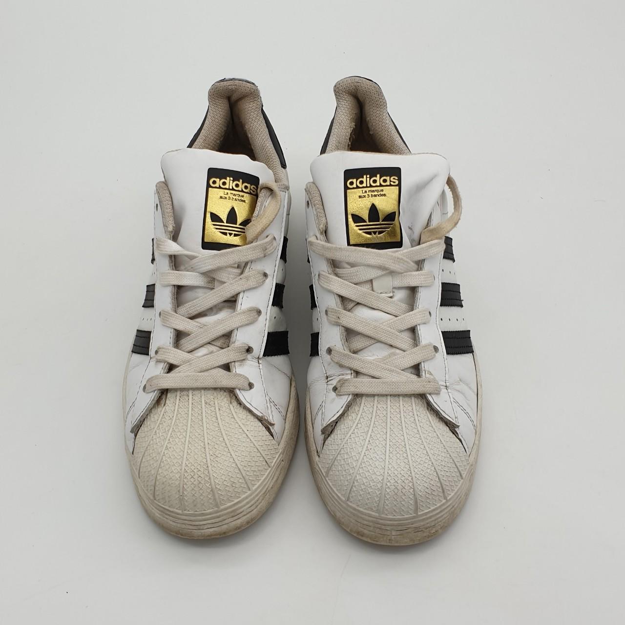 ADIDAS SUPERSTAR TRAINER WOMENS WHITE UK5 //... - Depop