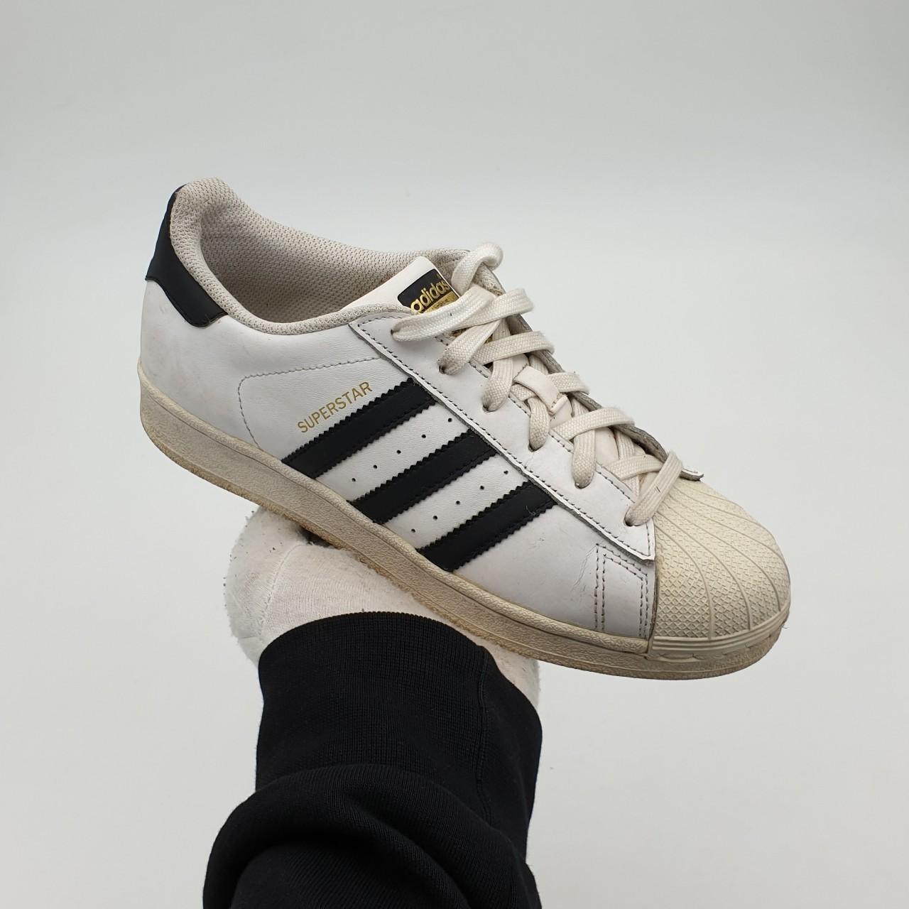 ADIDAS SUPERSTAR TRAINER WOMENS WHITE UK5 //... - Depop