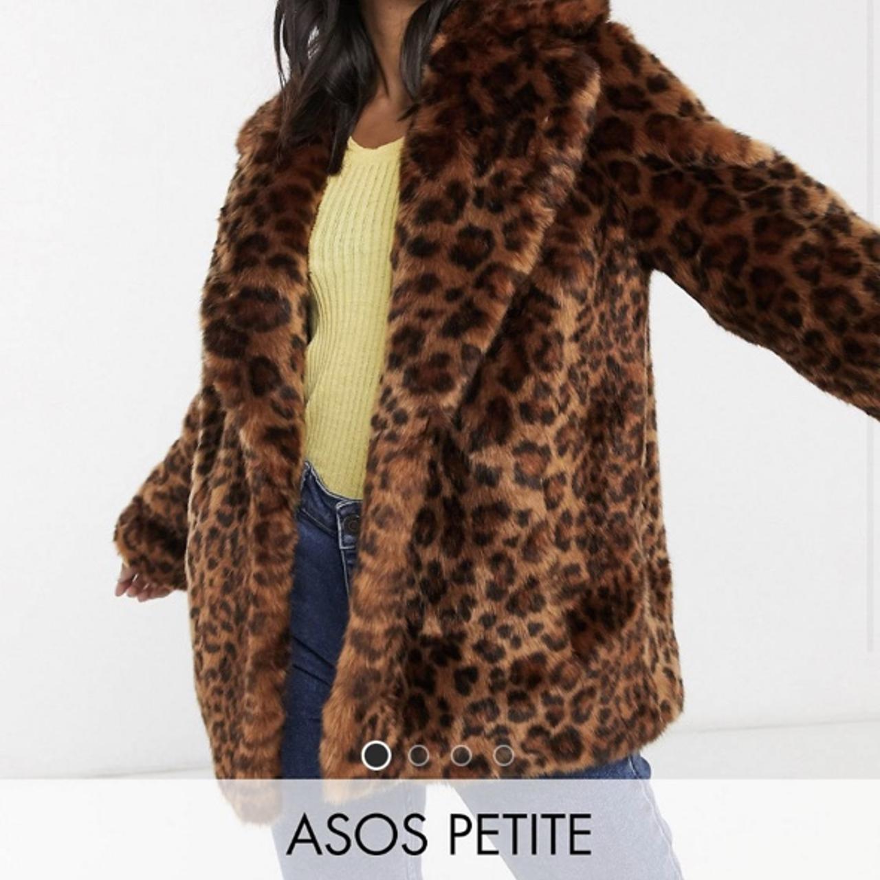 Asos leopard hot sale print coat