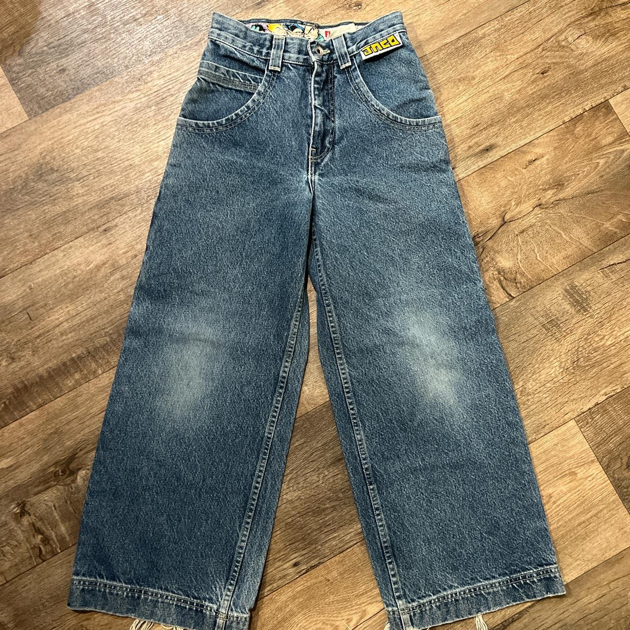 90’s Jnco jeans Sz 10 kids Pretty nice condition... - Depop
