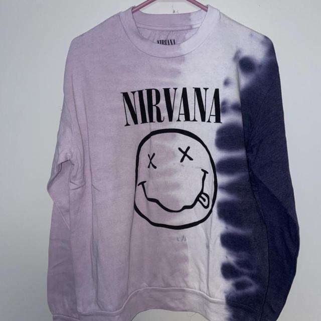 Tie dye best sale nirvana sweatshirt