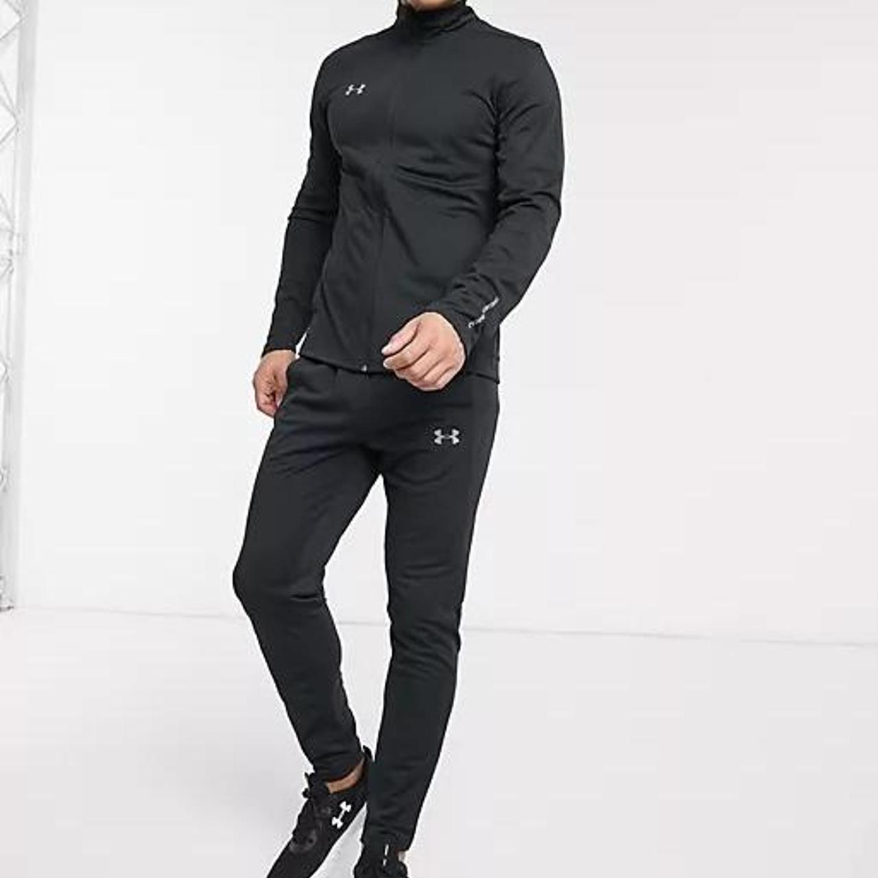 mens ‘under armour’ tracksuit🖤 size large pants,... Depop
