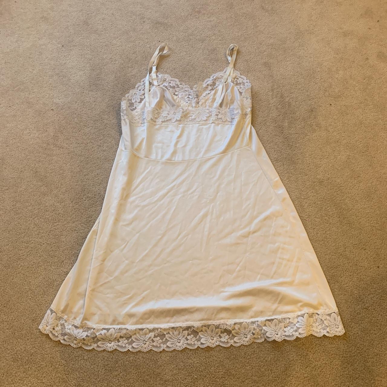 Vintage slip. Can be worn as a dress. Tag says made... - Depop