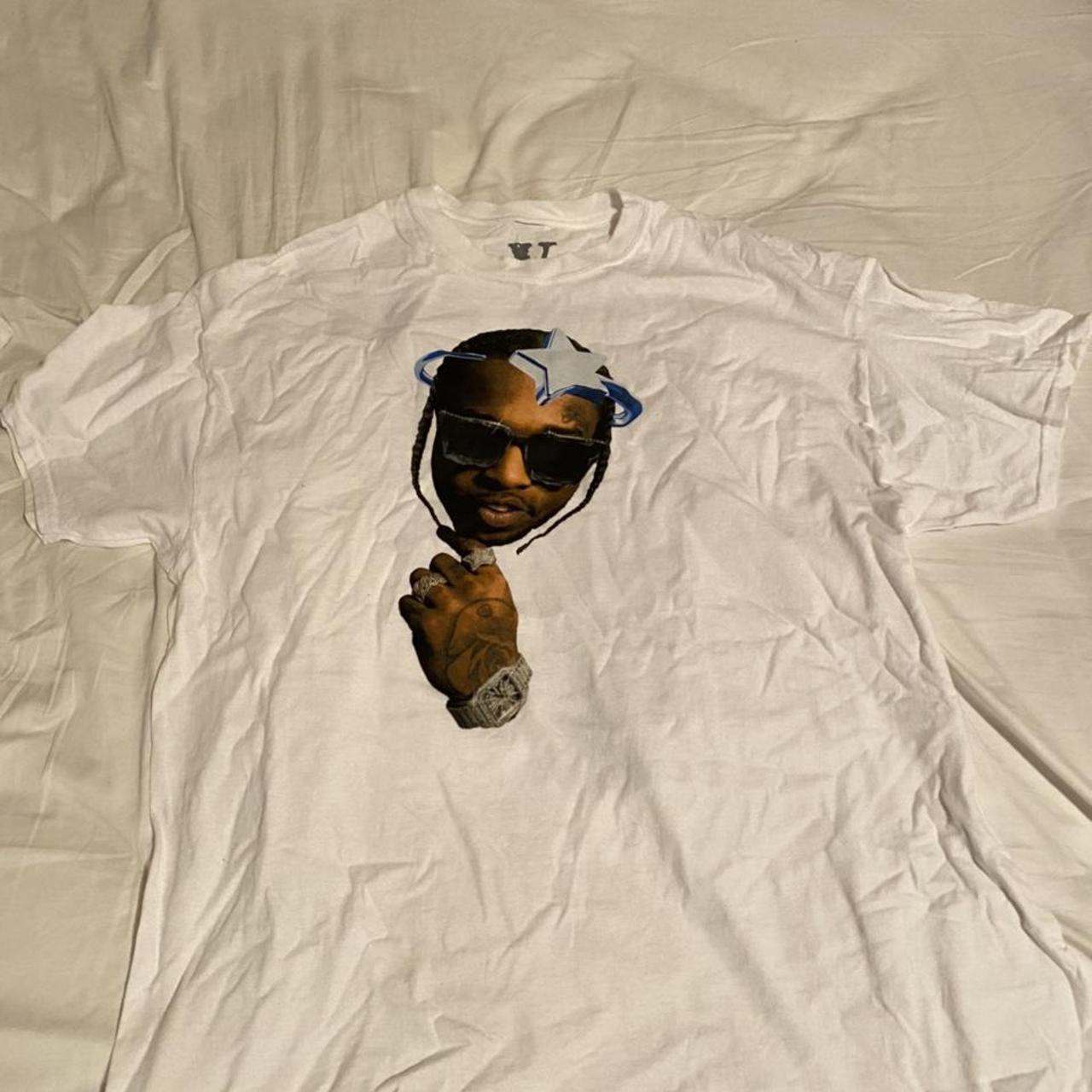 Pop Smoke, The Woo Vlone T-shirt size XL Great... - Depop