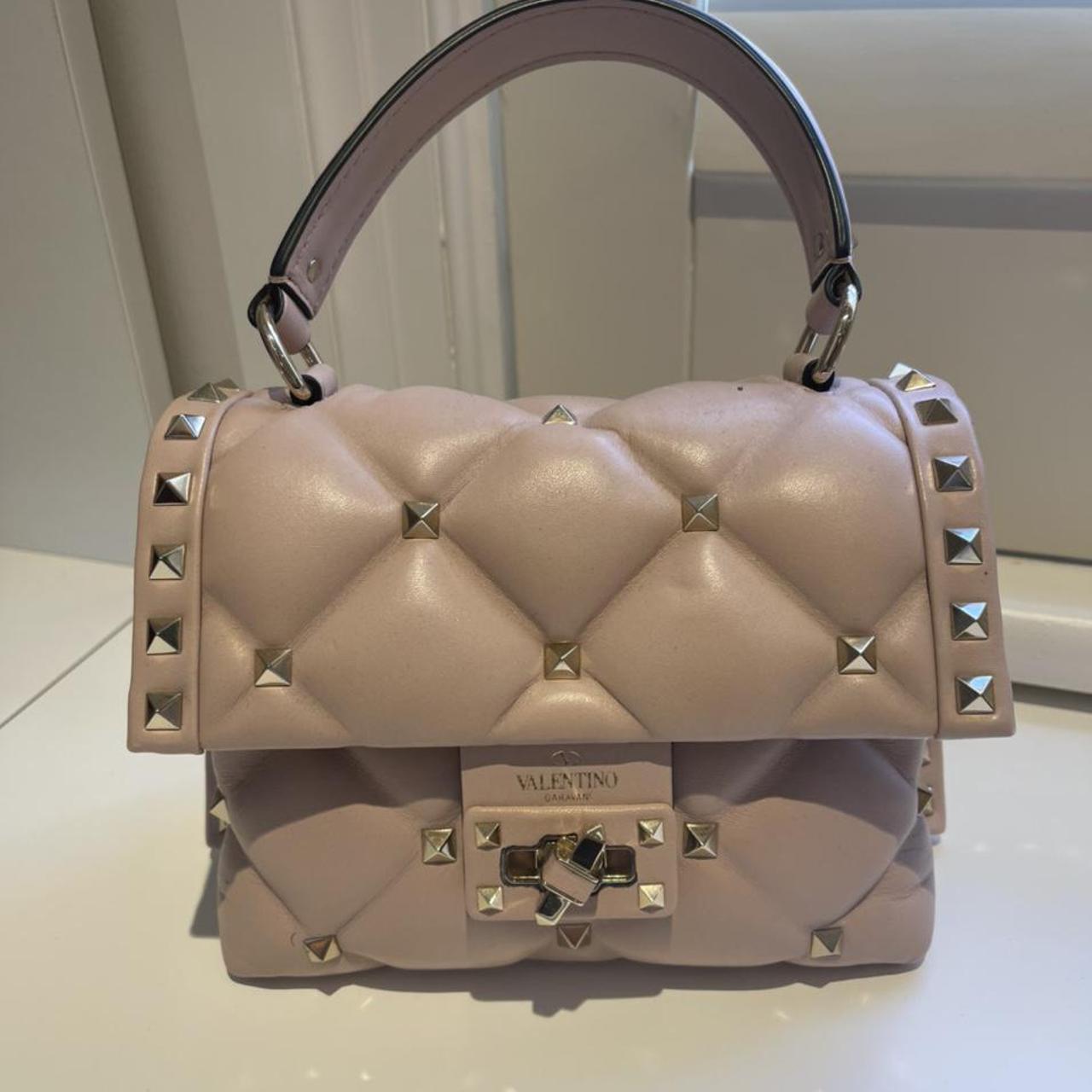 Valentino Candy light pink Stud bag Comes with strap... - Depop