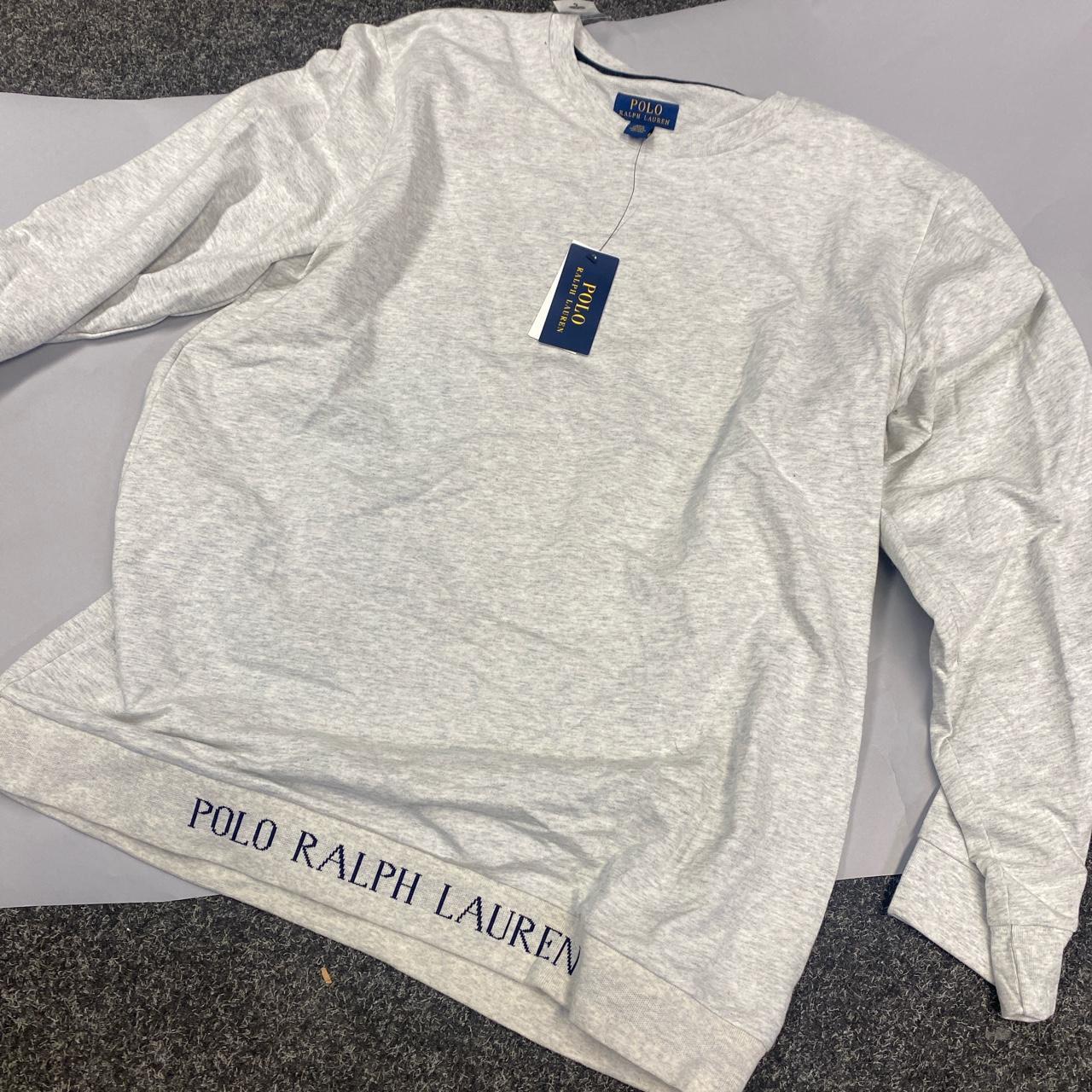 Polo Ralph Lauren grey jumper. Brand new with tags.... - Depop