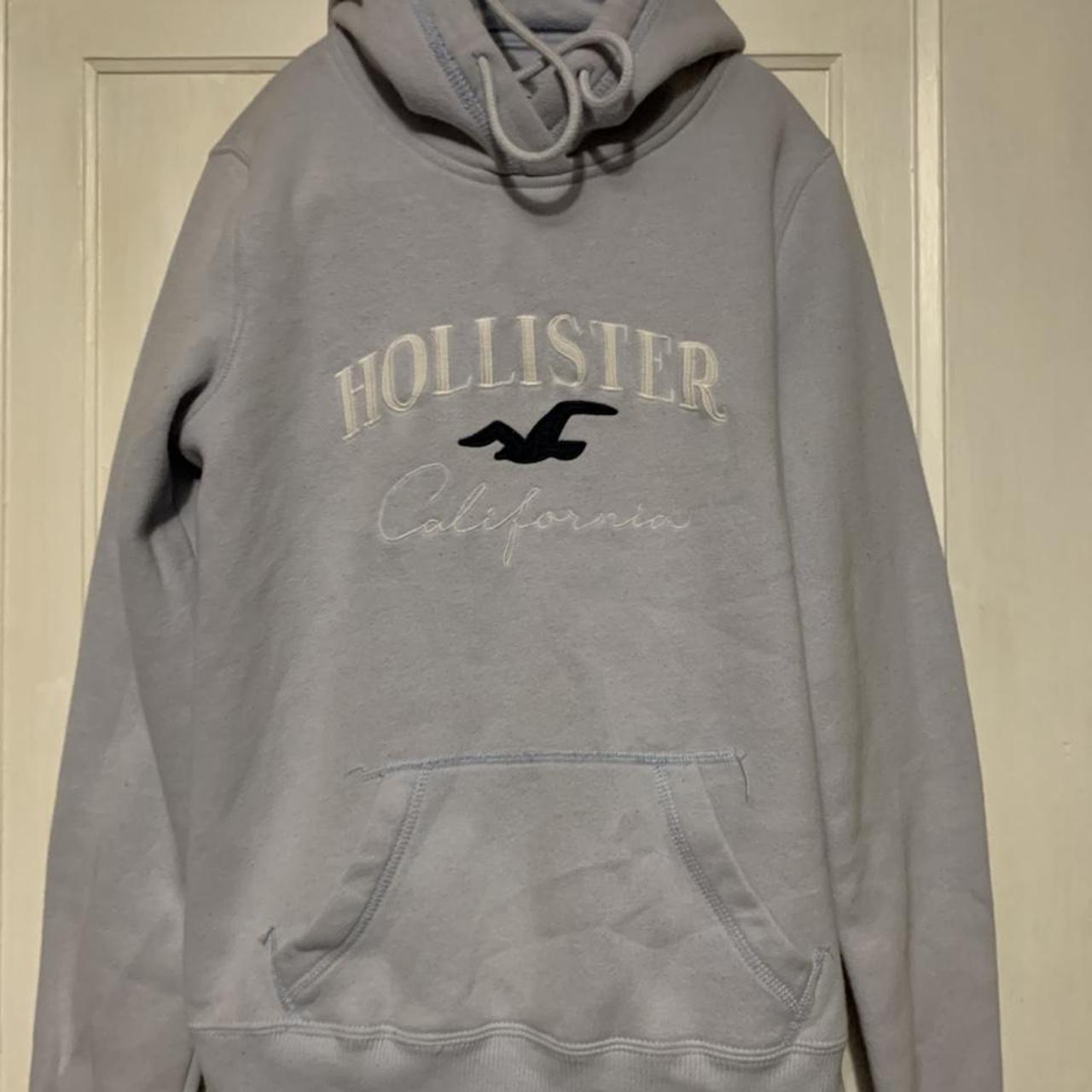 light blue hollister hoodie