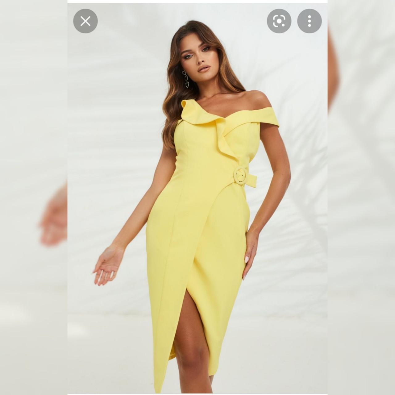 lavish alice yellow dress
