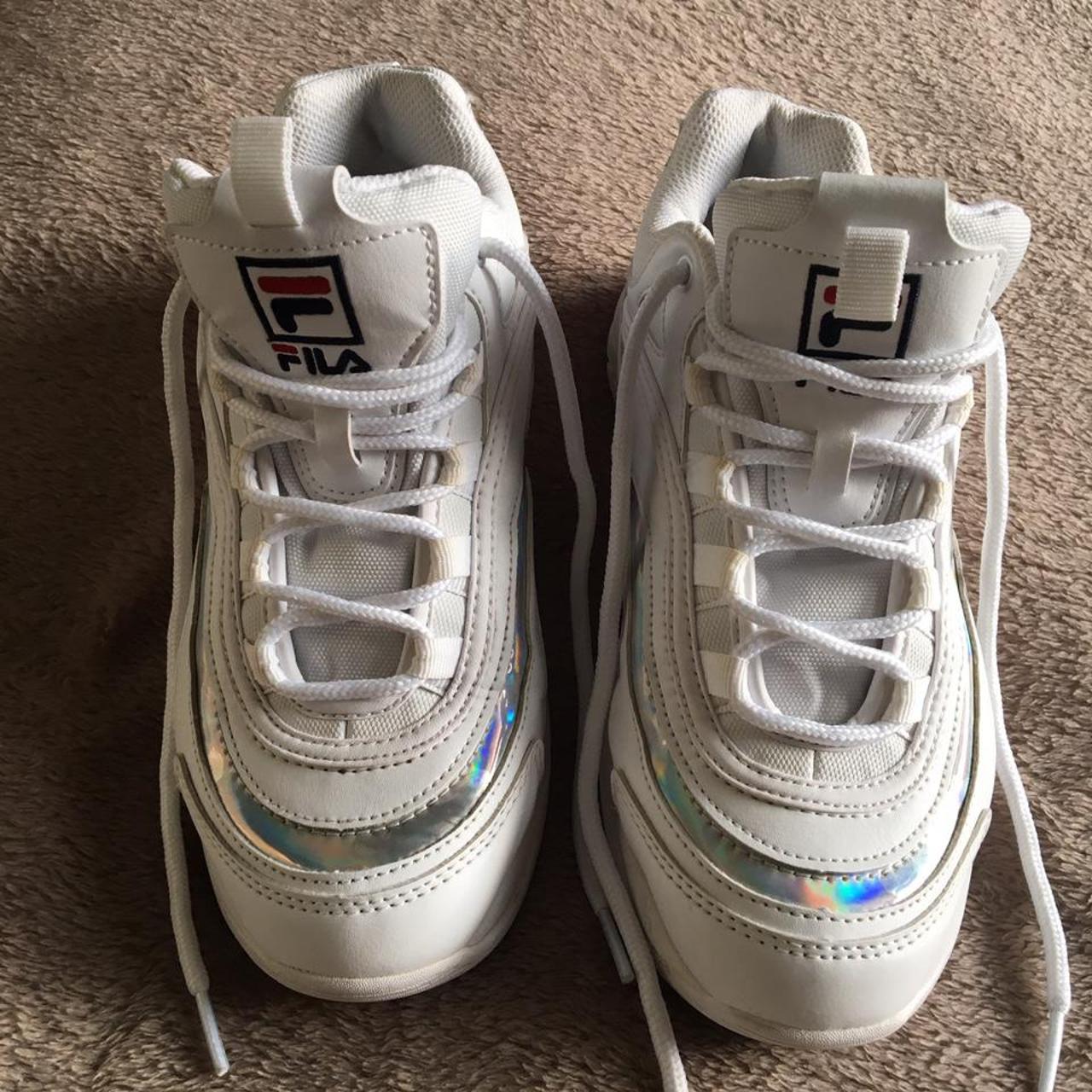 Fila trainers clearance silver