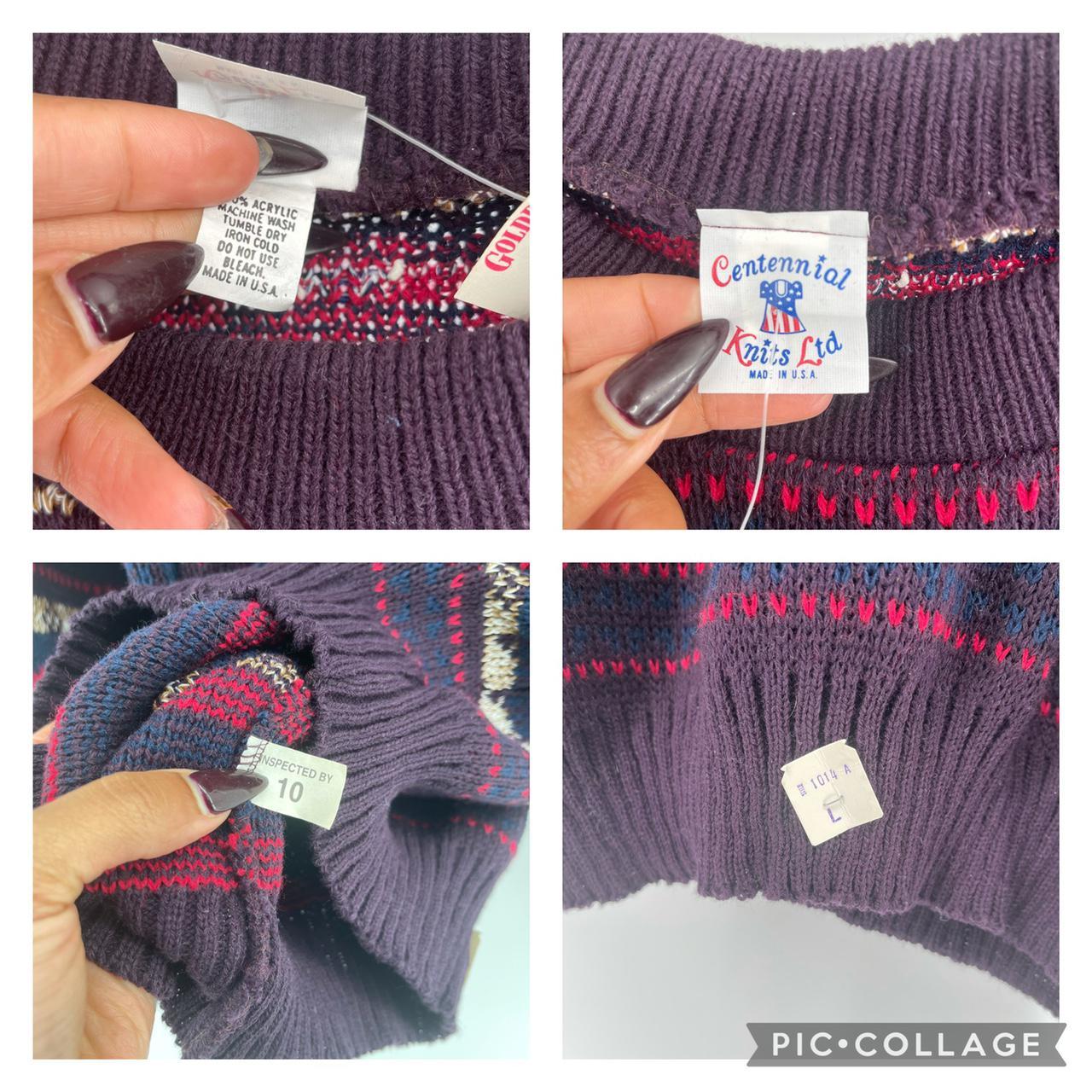 NWT VINTAGE 70s 80s USA Centennial Knits Ltd. Unisex...