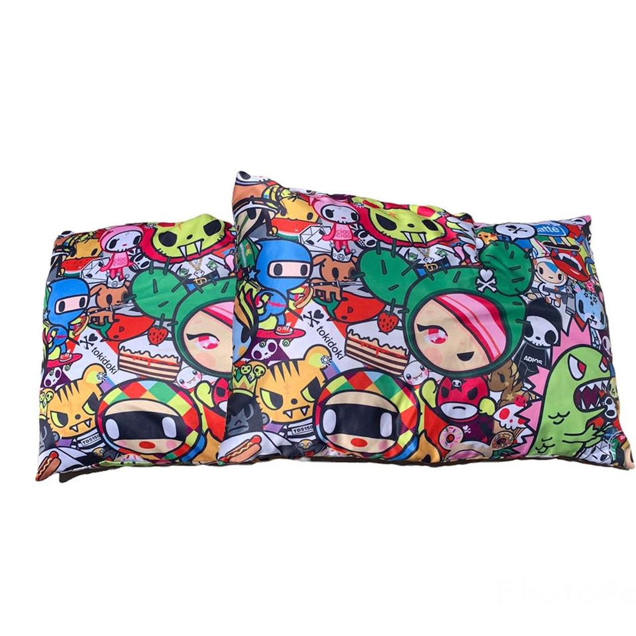 2 tokidoki y2k bed pillows 💕 willing to sell one... Depop