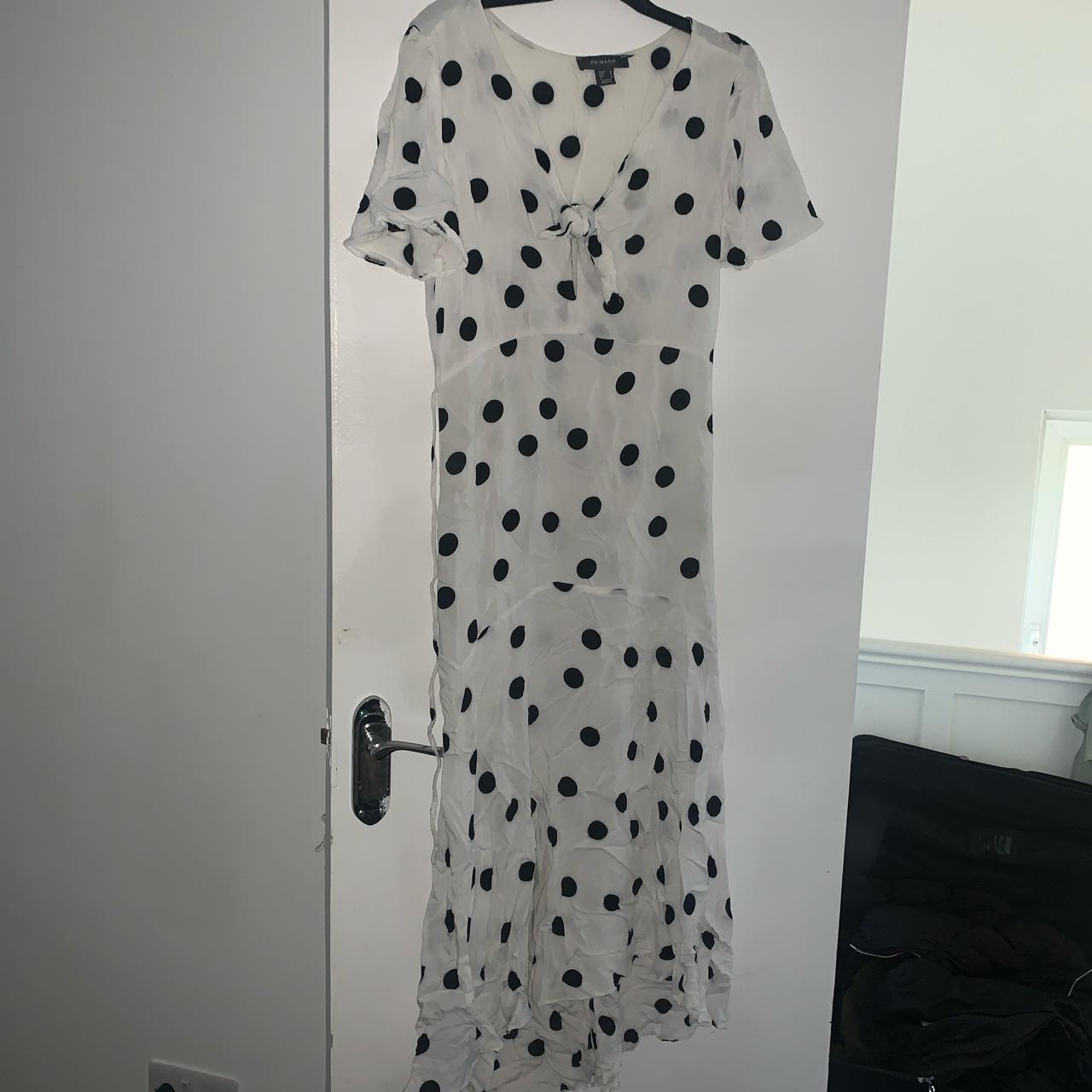 Primark polka dot midi dress So flattering on and