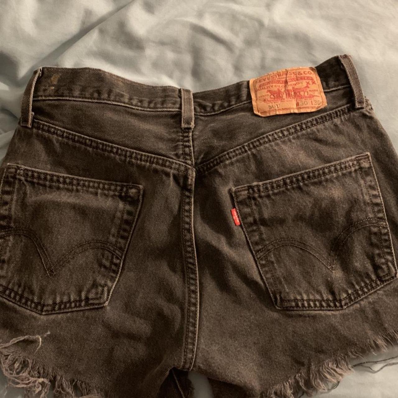 thrifted levi shorts