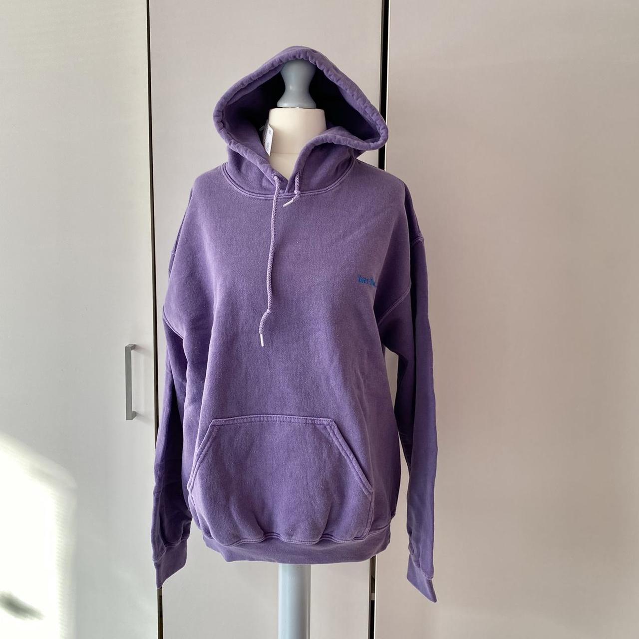 Urban Outfitters Iets frans Hoodie Size S Purple - Depop