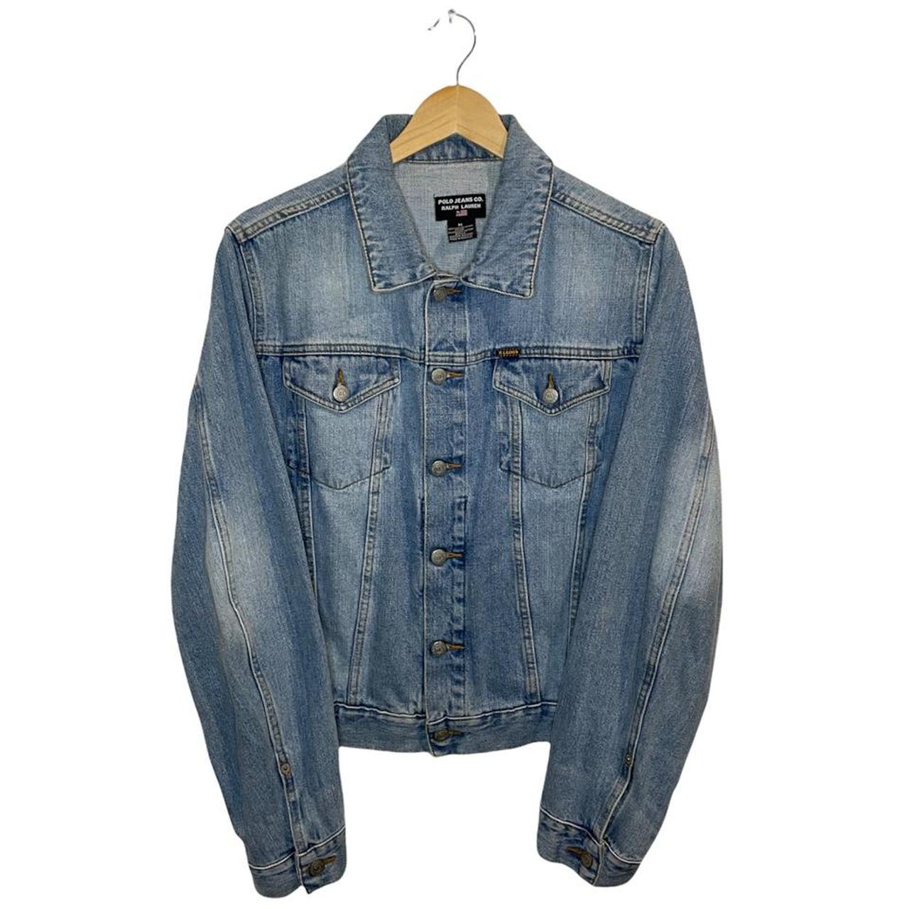 Item: Ralph Lauren denim jacket Size: M Length:... - Depop