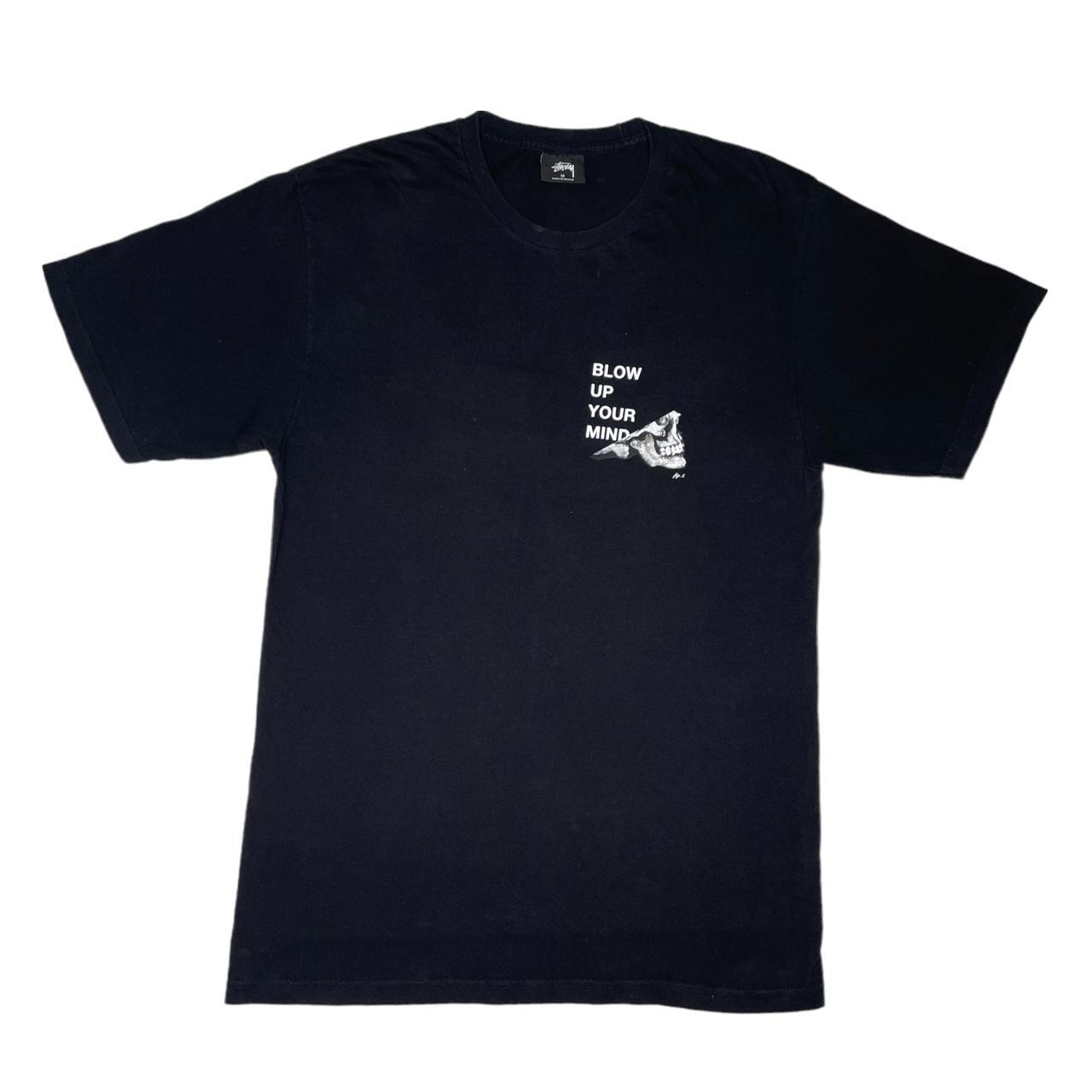 stussy-blow-up-your-mind-black-teeshirt-size-depop