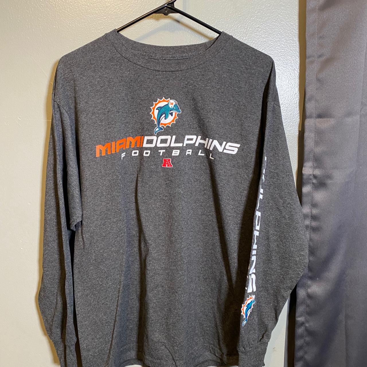 Miami Dolphins long sleeve shirt from team apparel. - Depop