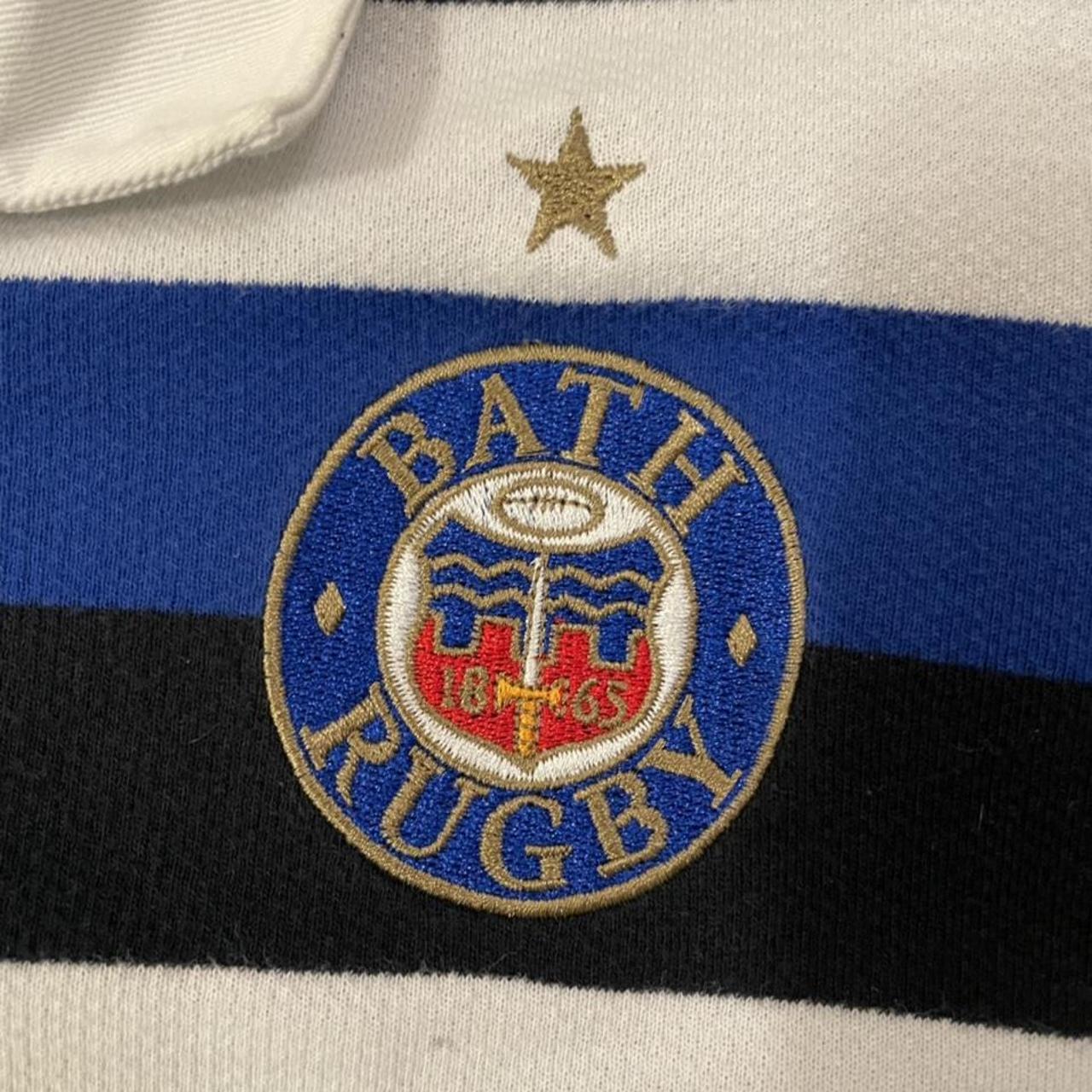 Bath Rugby Jersey Large P2P: 22 in Length: 29... - Depop