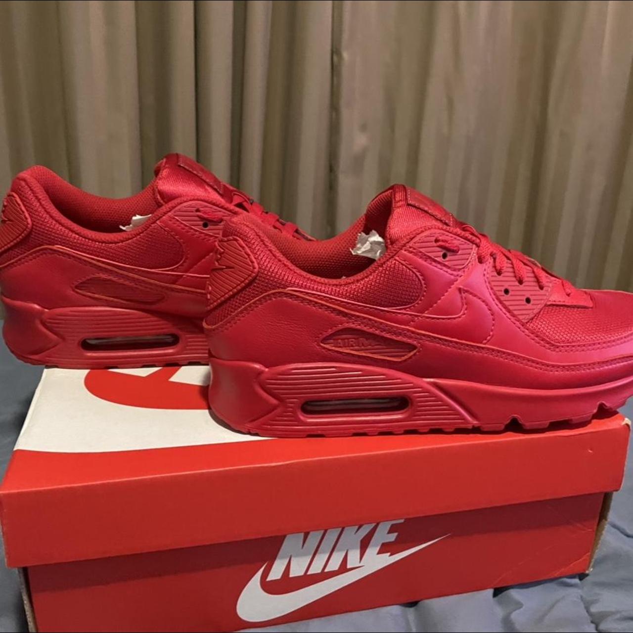 Air max 90 womens clearance triple red