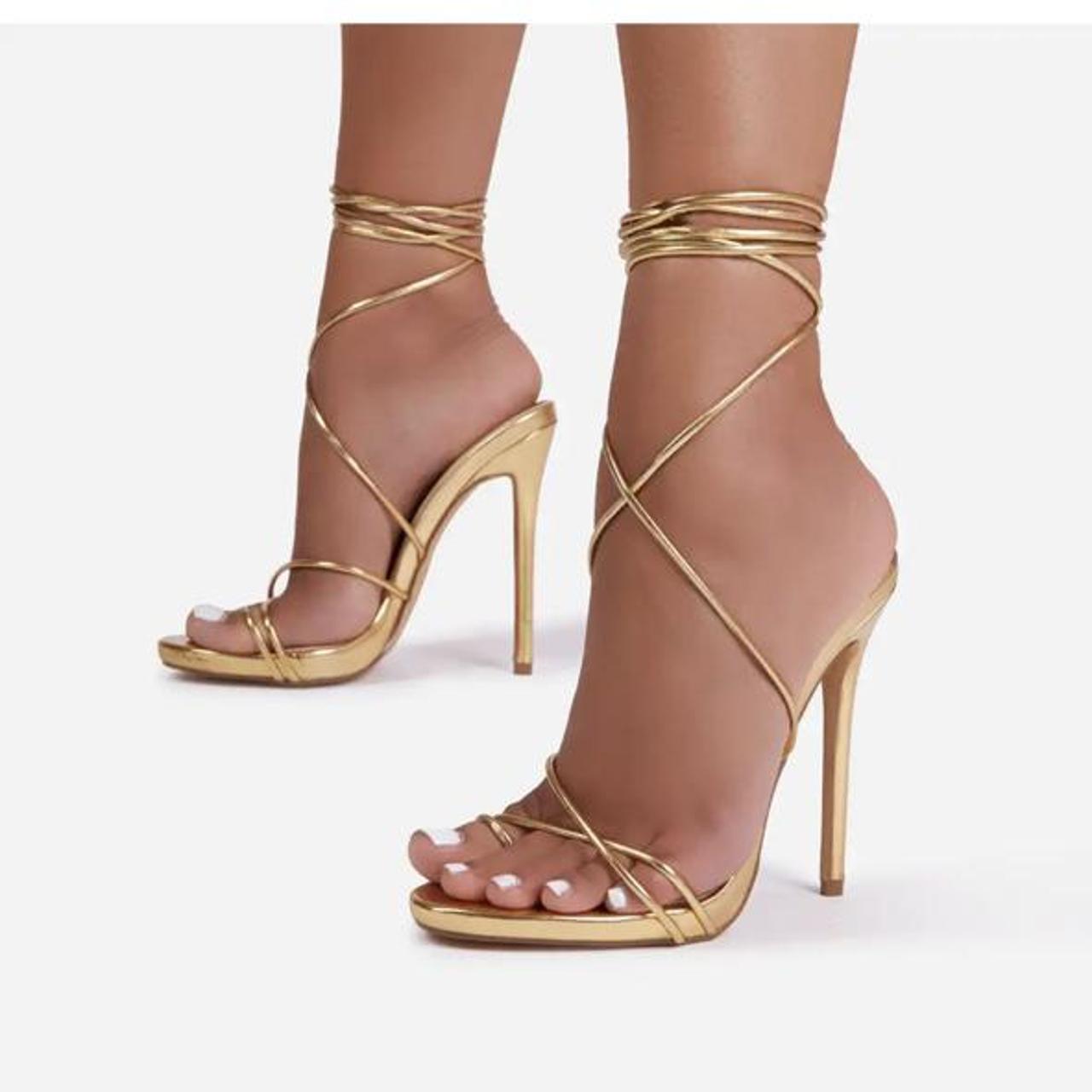 super strappy heels