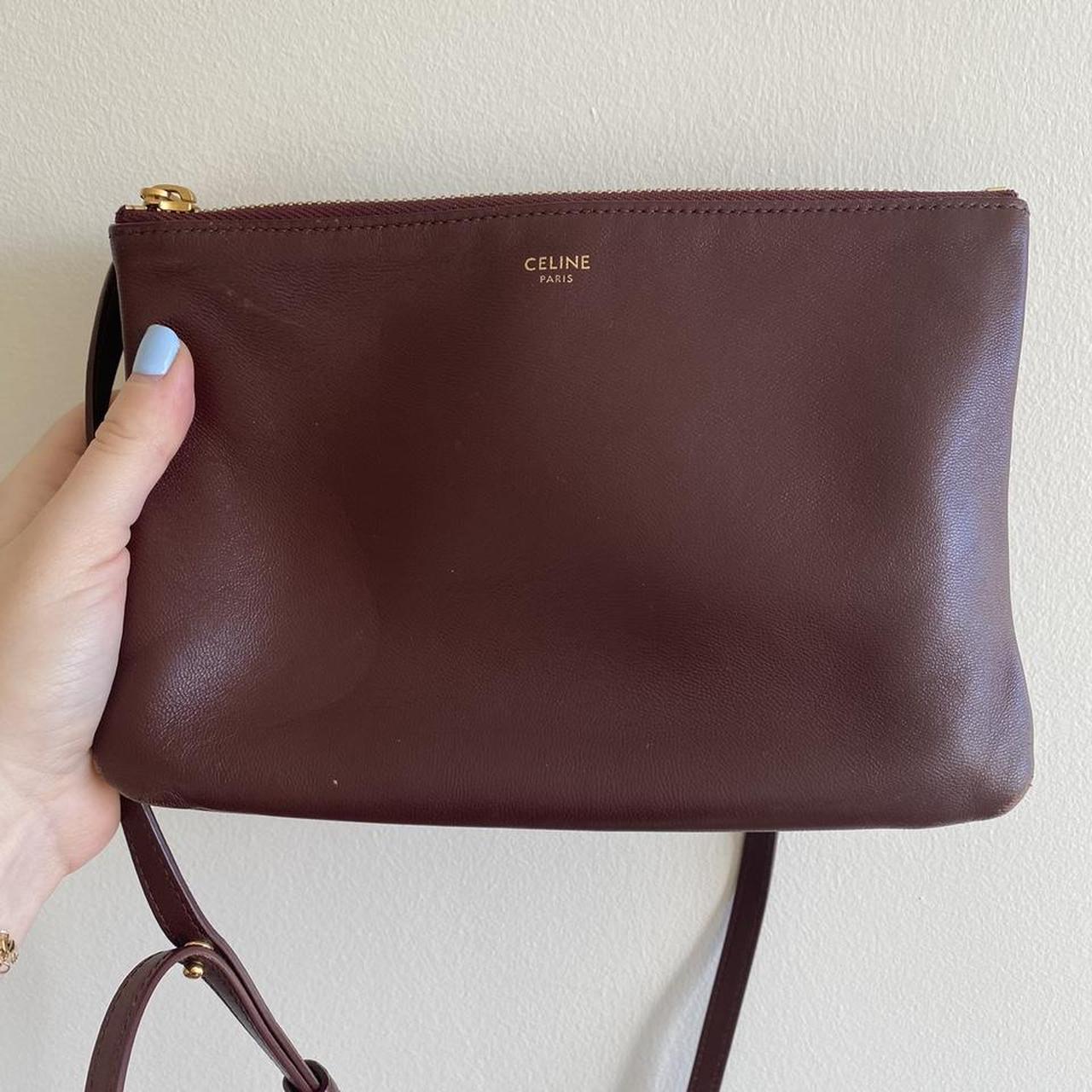 Celine trio bordeaux best sale