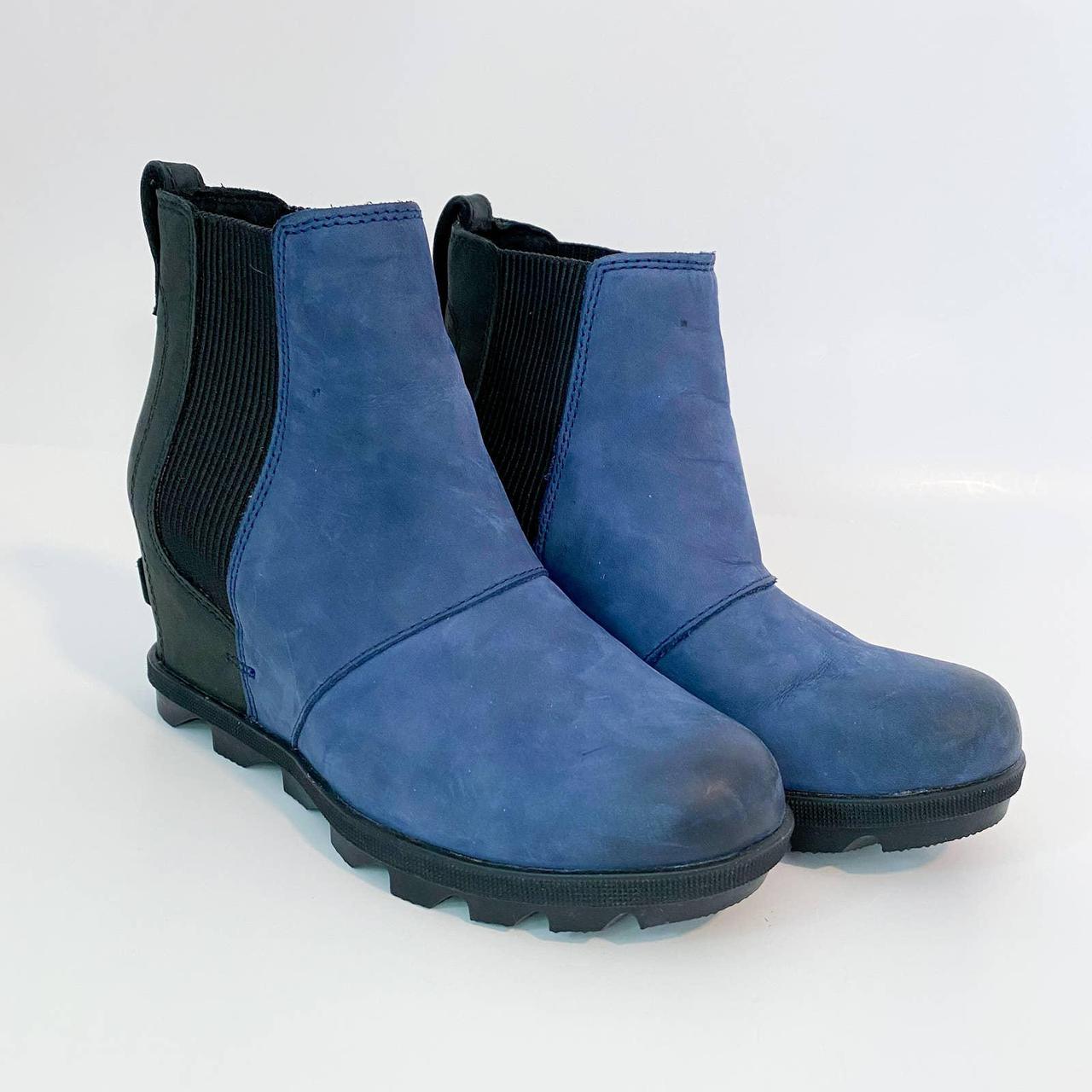 sorel navy wedge