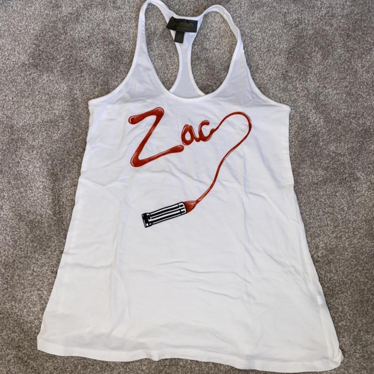 Zac Posen Women's White and Red Vest