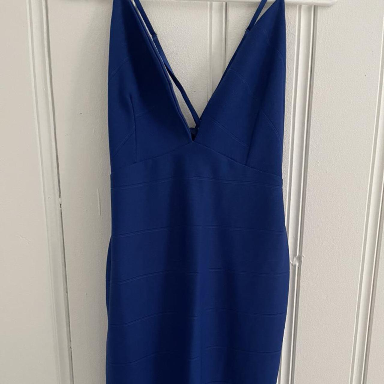 Asos dress, royal blue bodycon. Depop