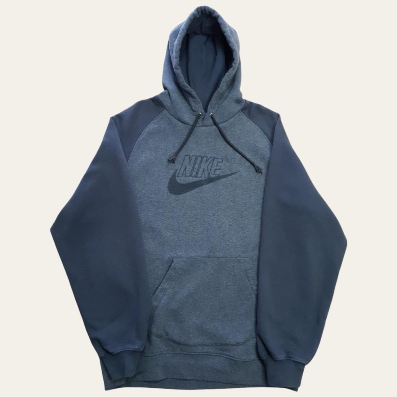 black nike hoodie center logo