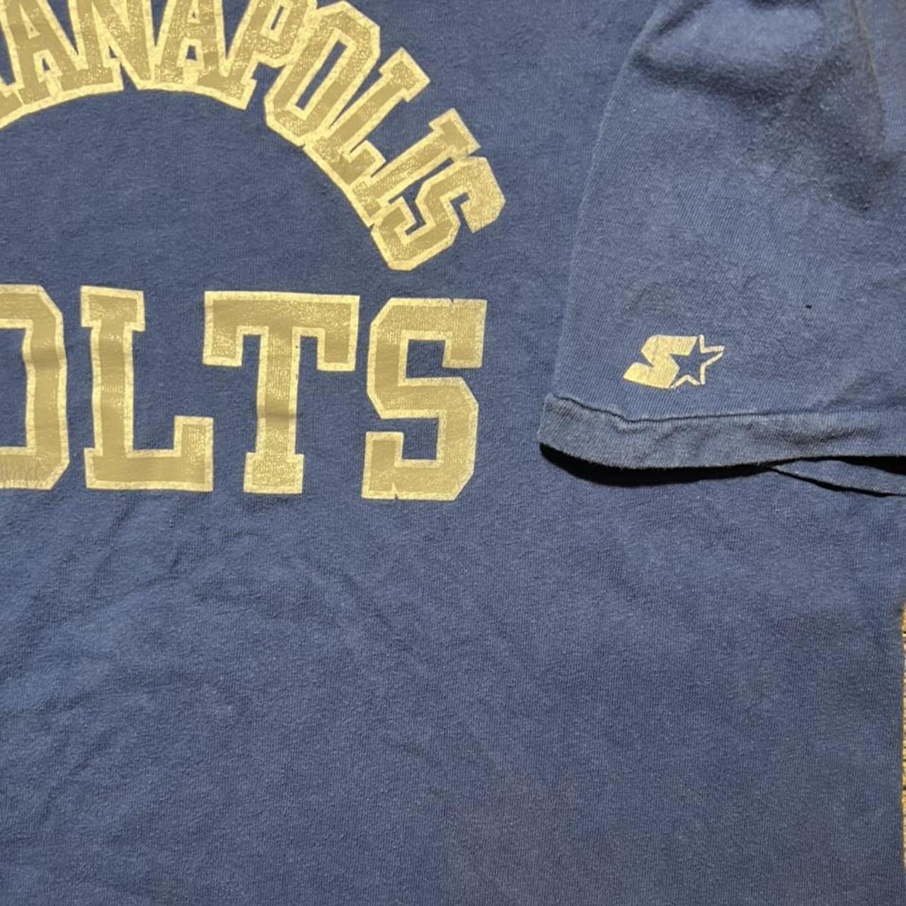 Vintage Indianapolis Colts sweatshirt blue Boxy fit - Depop