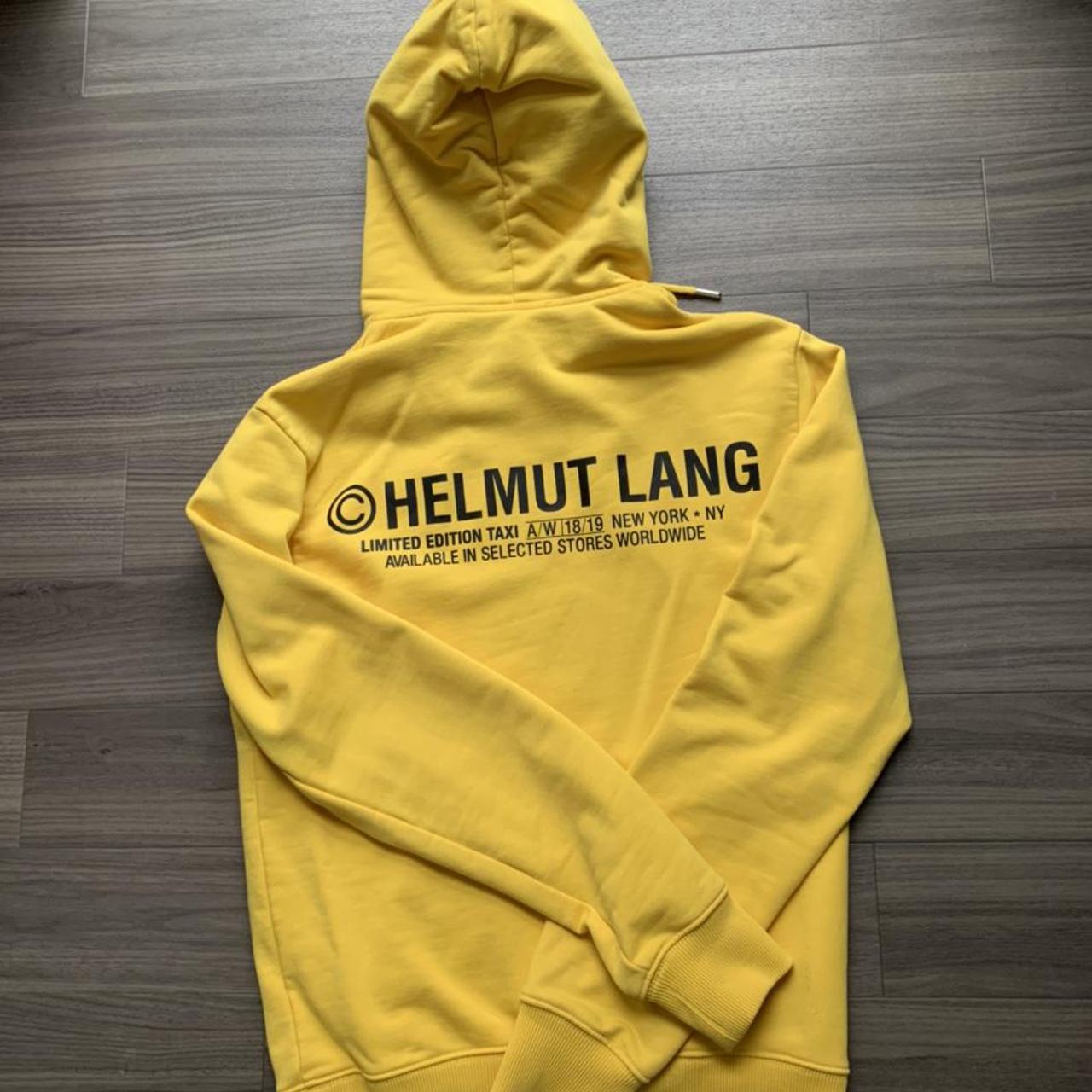 helmut lang yellow taxi
