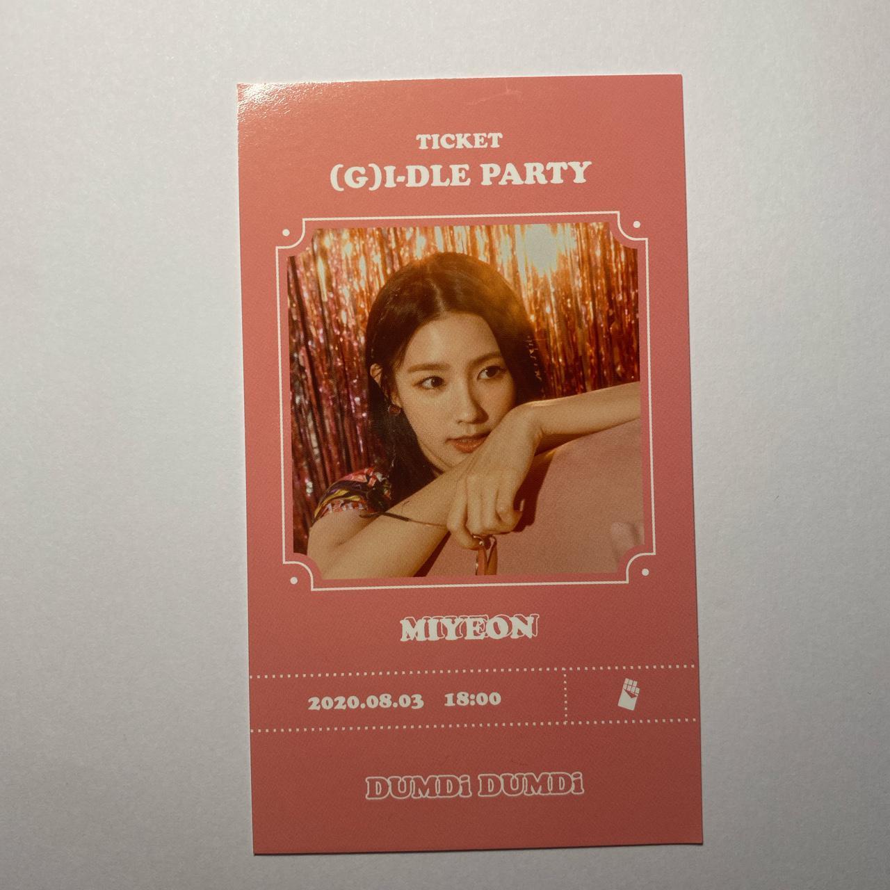 miyeon dumdi dumdi ticket literally brand new, i... - Depop