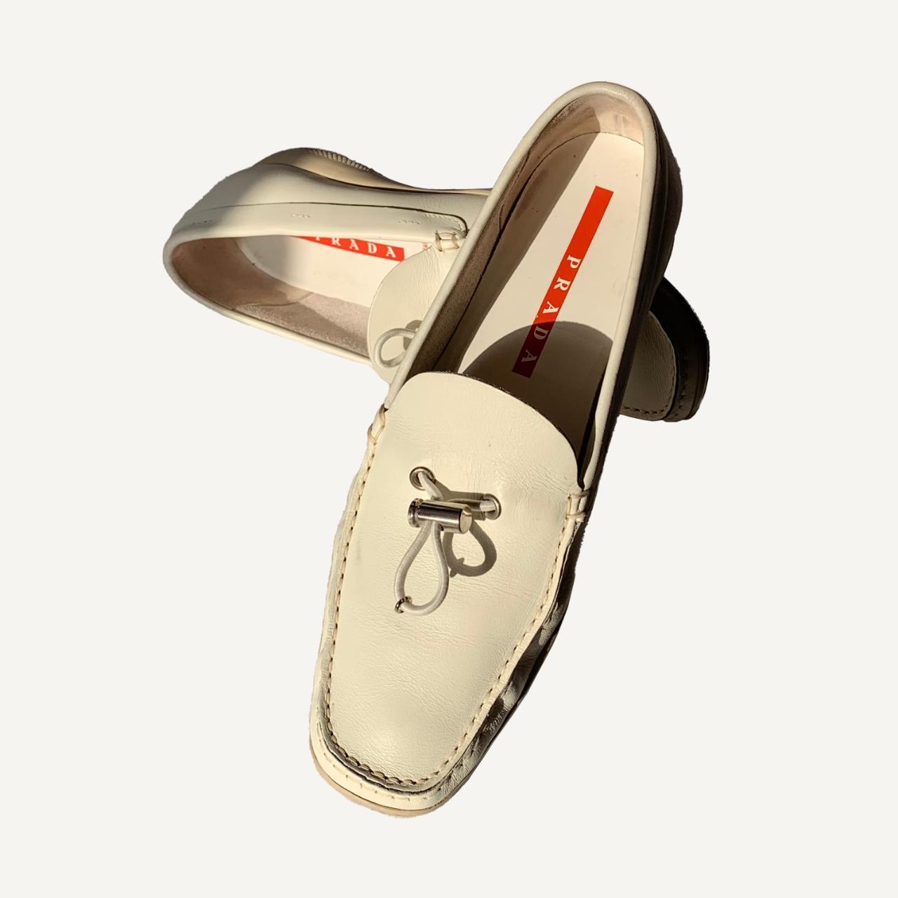 Prada boat shoes best sale