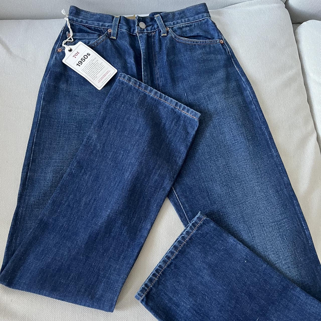 Levi's 701 shop highrise straight jeans