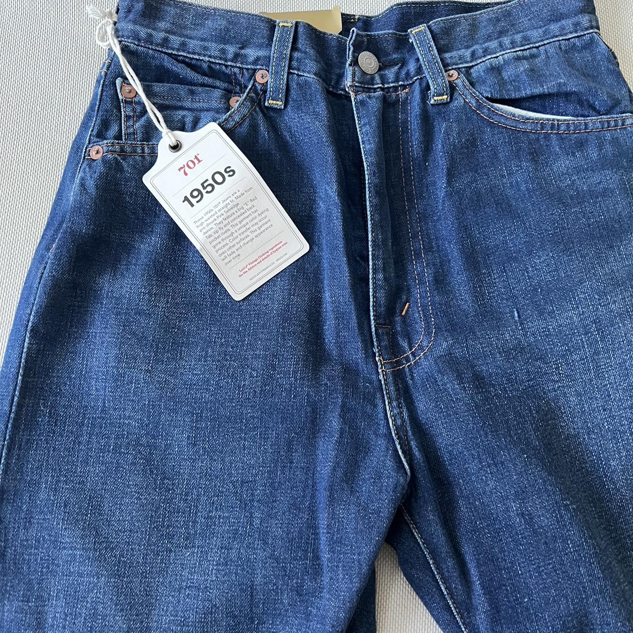 Levi's women's levi's vintage outlet clothing 1950's 701 jeans